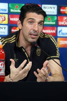 Turin Gianluigi Buffon ( Juventus FC ), Pressekonferenz, Juventus FC vs.FC Bayern Muenchen, Fussball, Champions League Achtelfinale, 22.02.2016, Copyright: Langerx xEibner-Pressefoto EP_HLR