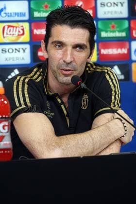 Turin Gianluigi Buffon ( Juventus FC ), Pressekonferenz, Juventus FC vs.FC Bayern Muenchen, Fussball, Champions League Achtelfinale, 22.02.2016, Copyright: Langerx xEibner-Pressefoto EP_HLR