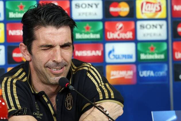 Turin Gianluigi Buffon ( Juventus FC ), Pressekonferenz, Juventus FC vs.FC Bayern Muenchen, Fussball, Champions League Achtelfinale, 22.02.2016, Copyright: Langerx xEibner-Pressefoto EP_HLR