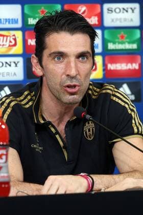 Turin Gianluigi Buffon ( Juventus FC ), Pressekonferenz, Juventus FC vs.FC Bayern Muenchen, Fussball, Champions League Achtelfinale, 22.02.2016, Copyright: Langerx xEibner-Pressefoto EP_HLR