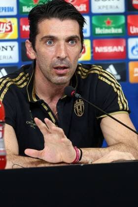 Turin Gianluigi Buffon ( Juventus FC ), Pressekonferenz, Juventus FC vs.FC Bayern Muenchen, Fussball, Champions League Achtelfinale, 22.02.2016, Copyright: Langerx xEibner-Pressefoto EP_HLR