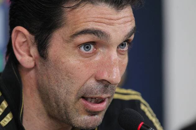 Turin Gianluigi Buffon ( Juventus FC ), Pressekonferenz, Juventus FC vs.FC Bayern Muenchen, Fussball, Champions League Achtelfinale, 22.02.2016, Copyright: Langerx xEibner-Pressefoto EP_HLR