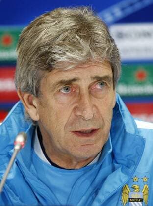 Feb. 23, 2016 - Kiev, Ukraine - Manchester City s manager Manuel Pellegrini during a press conference PK Pressekonferenz at Olimpiyskiy stadium,in Kiev,Ukraine,23 February,2016. Manchester City will face Dynamo Kyiv in the UEFA Champions League round of 16 football match,on 24 February,2016. FC Manchester City Press Conference and Training Session  - ZUMAn230