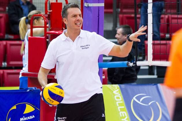 Stuttgart Guillermo Hernandez (Headcoach Trainer Stuttgart); 2016 CEV Cup Challenge Round, SCHARRena, Stuttgart Deutschland , 20160223; Allianz MTV Stuttgart vs. Dynamo Krasnodar; Copyright: Wuechnerx xEibner-Pressefoto EP_nwr