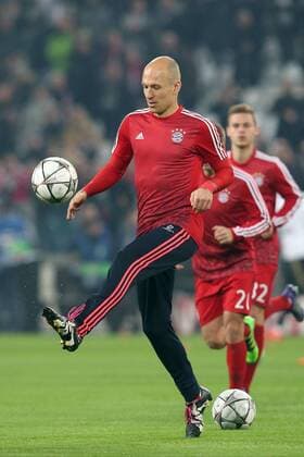Turin Arjen Robben (FC Bayern Muenchen), Juventus FC vs.FC Bayern Muenchen, Fussball, Champions League Achtelfinale, 23.02.2016, Copyright: Langer Eibner-Pressefoto EP_HLR