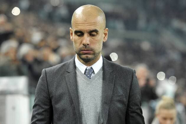 Fußball, Champions League, Bayern München verspielt Führung bei Juventus Turin Josep Pep Guardiola Bayern Torino 23-02-2016 Juventus Stadium, Football Champions League 2015 2016 Round of 16 Juventus Turin vs. FC Bayern München . filippoxalfero