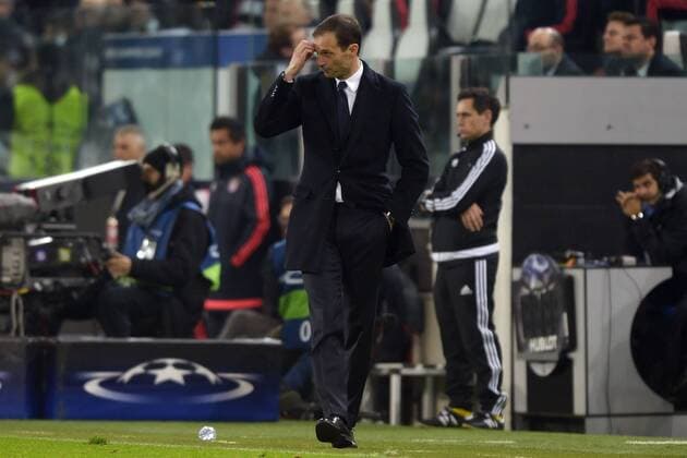 Fußball, Champions League, Juventus Turin - FC Bayern München Massimiliano Allegri Juventus Torino 23-02-2016 Juventus Stadium, Football Champions League 2015 2016 Round of 16 Juventus Turin vs. FC Bayern München . filippoxalfero
