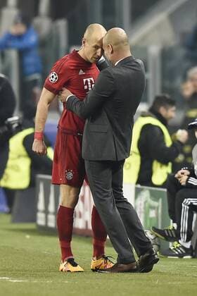 Fußball, Champions League, Juventus Turin - FC Bayern München Torino 23 02 2016 - Champions League Juventus Turin vs. FC Bayern München: Arjen Robben 