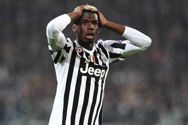 Fußball, Champions League, Bayern München verspielt Führung bei Juventus Turin Mg Torino 23 02 2016 - Champions League Juventus Turin vs. FC Bayern München: Paul Pogba 
