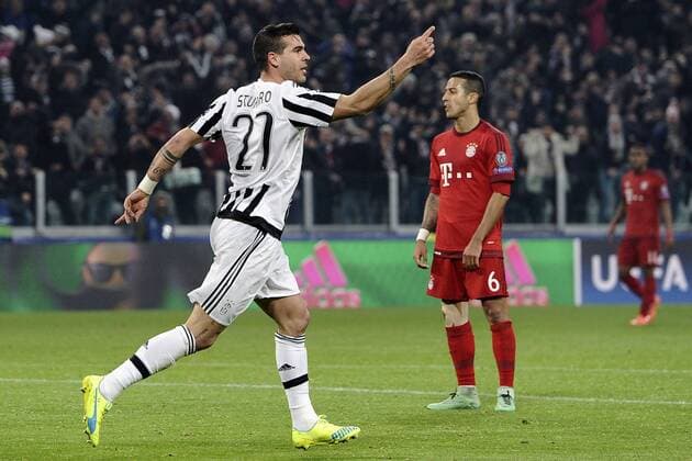 Fußball, Champions League, Bayern München verspielt Führung bei Juventus Turin Torino 23 02 2016 - Champions League Juventus Turin vs. FC Bayern München: Stefano Sturaro 