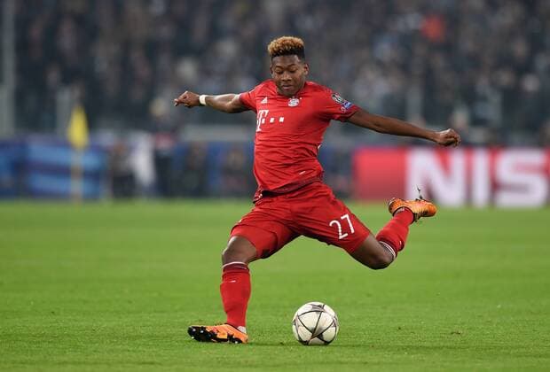FUSSBALL CHAMPIONS LEAGUE SAISON 2015 2016 ACHTELFINALE HINSPIEL Juventus Turin - FC Bayern Muenchen 23.02.2016 David Alaba (FC Bayern Muenchen) 