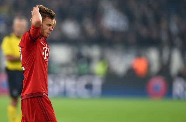 FUSSBALL CHAMPIONS LEAGUE SAISON 2015 2016 ACHTELFINALE HINSPIEL Juventus Turin - FC Bayern Muenchen 23.02.2016 Joshua Kimmich (FC Bayern Muenchen) nach dem Abpfiff 