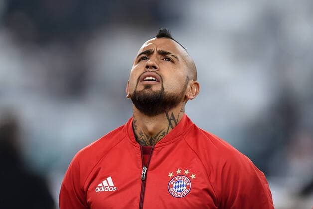 FUSSBALL CHAMPIONS LEAGUE SAISON 2015 2016 ACHTELFINAL HINSPIEL Juventus Turin - FC Bayern Muenchen 23.02.2016 Arturo Vidal (Bayern Muenchen) 