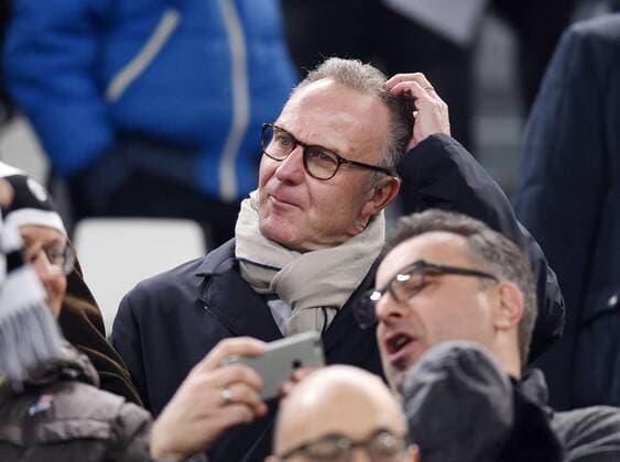 FUSSBALL CHAMPIONS LEAGUE SAISON 2015 2016 ACHTELFINAL HINSPIEL Juventus Turin - FC Bayern Muenchen 23.02.2016 Vorstandsvorsitzender Karl Heinz Rummenigge (Bayern Muenchen) 