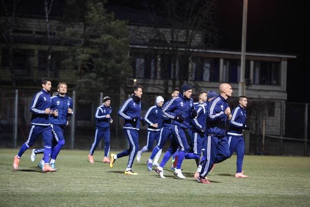 Feb. 23, 2016 - Kiev, Ukraine - The open training of FC Dynamo (Kiev) before the match 1 8 finals of the Champions League with FC Manchester City (Manchester, England) in Kiev. Soccer 2016 - FC Dynamo vs Manchester City - ZUMAp133