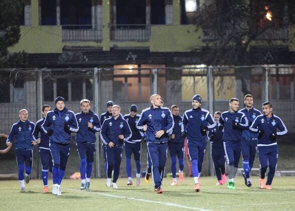 Feb. 23, 2016 - Kiev, Ukraine - The open training of FC Dynamo (Kiev) before the match 1 8 finals of the Champions League with FC Manchester City (Manchester, England) in Kiev. Soccer 2016 - FC Dynamo vs Manchester City - ZUMAp133