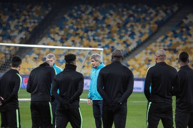 Feb. 23, 2016 - Kiev, Ukraine - The open training of FC Manchester City (Manchester, England) before the match 1 8 finals of the Champions League with FC Dynamo (Kiev, Ukraine) at the NSC Olympic in Kiev. Soccer 2016 - FC Dynamo vs Manchester City - ZUMAp133