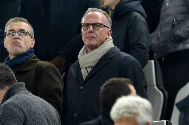 Football - soccer: UEFA Champions League, Juventus Turin - FC Bayern München, Karl Heinz Rummenigge xHOCHxZWEIx xItalyxPhotoxPressx 