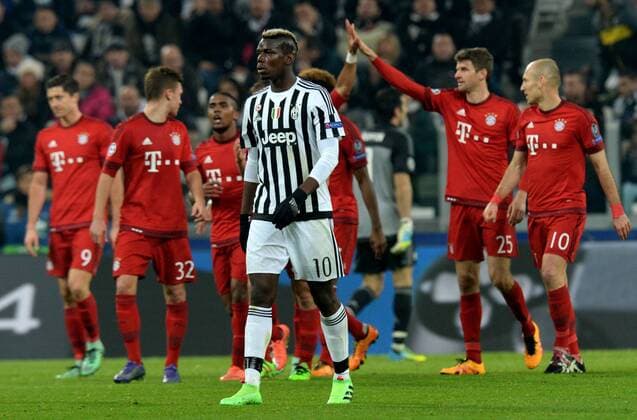 Football - soccer: UEFA Champions League, Juventus Turin - FC Bayern München, Paul Pogba xHOCHxZWEIx xItalyxPhotoxPressx 