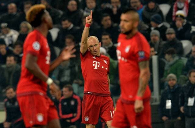 Football - soccer: UEFA Champions League, Juventus Turin - FC Bayern München, arjen robben xHOCHxZWEIx xItalyxPhotoxPressx 