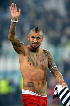 Football - soccer: UEFA Champions League, Juventus Turin - FC Bayern München, Arturo Vidal xHOCHxZWEIx xItalyxPhotoxPressx 
