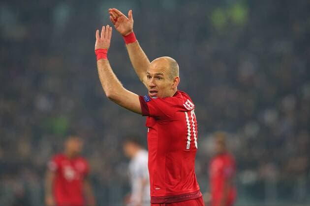 Turin Arjen Robben (FC Bayern Muenchen), Juventus FC vs.FC Bayern Muenchen, Fussball, Champions League Achtelfinale, 23.02.2016, Copyright: Langer Eibner-Pressefoto EP_HLR