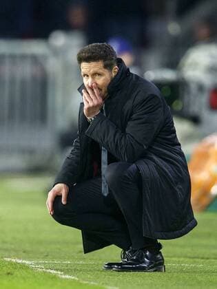 coach Diego Simeone of Club Atletico de Madrid during the UEFA Champions League Round of 16, First leg match between PSV Eindhoven and Atletico Madrid on February 24, 2016 at the Philips stadium in Eindhoven, The Netherlands. PSV v Atletico Madrid UEFA Champions League 2015 2016 xVIxxIVx 5037515