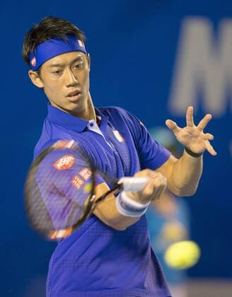Tennis: Nishikori suffers 2nd-round loss in Acapulco Japan s Kei Nishikori hits a forehand in his second-round match against Sam Querrey of the United States at the Abierto Mexicano Telcel in Acapulco, Mexico, on Feb. 24, 2016. Querrey won 6-4, 6-3. 