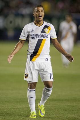 Fußball, CONCACAF Champions League, Los Angeles Galaxy - Santos Laguna Feb. 24, 2016 - Carson, California, U.S - Giovani Dos Santos 10 of the Los Angeles Galaxy reacts to a no call during the CONCACAF Champions League match between Santos Laguna and Los Angeles Galaxy at the StubHub Center on Wednesday February 24, 2016 in Carson, California. The final score was 0-0. LA Galaxy ties with Santos Laguna, 0-0 - ZUMAp124