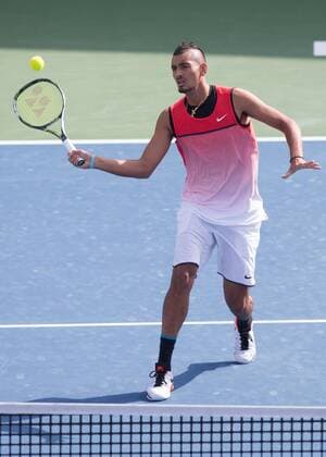 Nick Kyrgios (AUS) Tennis - Dubai Duty Free Tennis Championships - ATP Tennis Herren - - Dubai - - United Arab Emirates - 25 February 2016. Â