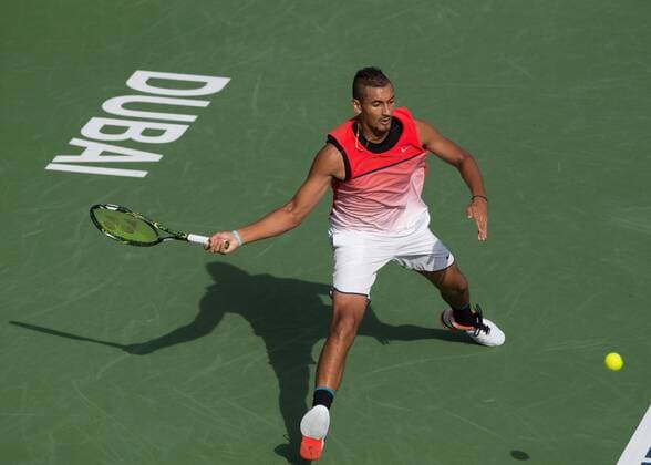 Nick Kyrgios (AUS) Tennis - Dubai Duty Free Tennis Championships - ATP Tennis Herren - - Dubai - - United Arab Emirates - 25 February 2016. Â