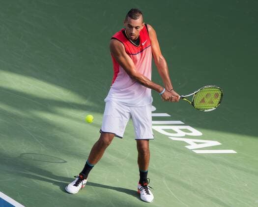 Nick Kyrgios (AUS) Tennis - Dubai Duty Free Tennis Championships - ATP Tennis Herren - - Dubai - - United Arab Emirates - 25 February 2016. Â