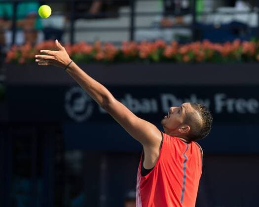 Nick Kyrgios (AUS) Tennis - Dubai Duty Free Tennis Championships - ATP Tennis Herren - - Dubai - - United Arab Emirates - 25 February 2016. Â