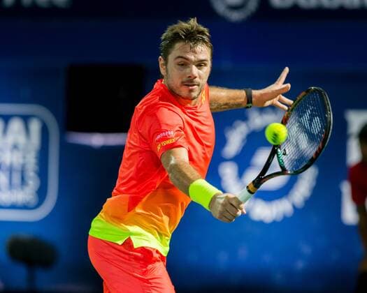 Stan Stanislas Wawrinka (SUI) Tennis - Dubai Duty Free Tennis Championships - ATP Tennis Herren - - Dubai - - United Arab Emirates - 25 February 2016. Â