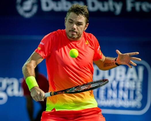 Stan Stanislas Wawrinka (SUI) Tennis - Dubai Duty Free Tennis Championships - ATP Tennis Herren - - Dubai - - United Arab Emirates - 25 February 2016. Â