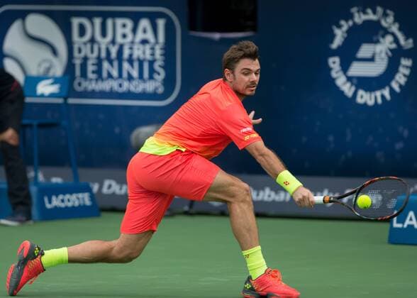 Stan Stanislas Wawrinka (SUI) Tennis - Dubai Duty Free Tennis Championships - ATP Tennis Herren - - Dubai - - United Arab Emirates - 26 February 2016. Â