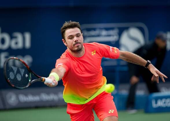 Stan Stanislas Wawrinka (SUI) Tennis - Dubai Duty Free Tennis Championships - ATP Tennis Herren - - Dubai - - United Arab Emirates - 26 February 2016. Â