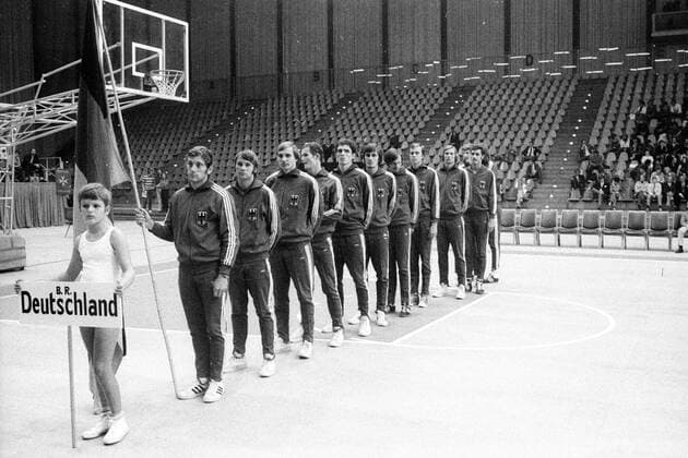 EuroBasket 2022, DBB, Historie, EM - Historie Mannschaftsvorstellung BR Deutschland
