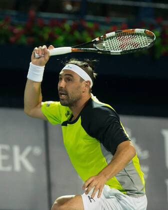 Marcos Baghdatis (CYP) Tennis - Dubai Duty Free Tennis Championships - ATP Tennis Herren - - Dubai - - United Arab Emirates - 27 February 2016. Â