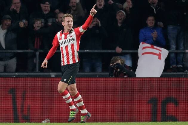 Luuk de Jong of PSV during the Dutch Eredivisie match between PSV Eindhoven and ADO Den Haag at the Phillips stadium on February 27, 2016 in Eindhoven, The Netherlands PSV Eindhoven v ADO Den Haag Dutch Eredivisie 2015 2016 xVIxxIVx 5057699