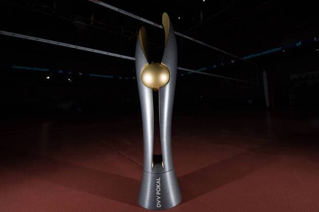 28.02.2016, SAP Arena, Mannheim Volleyball, DVV-Pokal Finale, Feature Pokal Trophy Männer Maenner DVV-Pokal Finale Feature