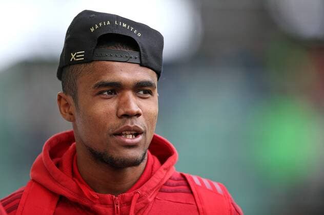 27.02.2016, Fussball 1.Bundesliga 2015 2016, 23.Spieltag, VfL Wolfsburg - FC Bayern München, in der Volkswagen Arena, Wolfsburg. Douglas Costa (Bayern München) 