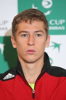 Belgian Kimmer Coppejans pictured during a press conference PK Pressekonferenz of the Belgian team on the Davis Cup first round World Group meeting between Belgium and Croatia, Tuesday 01 March 2016, in Liege. The first round will be played from 04 to 06 March 2016 in Liege. BRUNOxFAHY  x04802505x