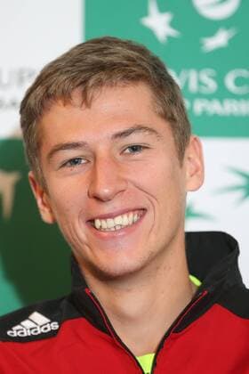 Belgian Kimmer Coppejans pictured during a press conference PK Pressekonferenz of the Belgian team on the Davis Cup first round World Group meeting between Belgium and Croatia, Tuesday 01 March 2016, in Liege. The first round will be played from 04 to 06 March 2016 in Liege. BRUNOxFAHY  x04802579x