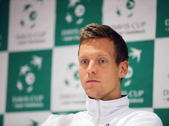 Pressekonferenz Team Tschechien Tomas Berdych(Tschechien)