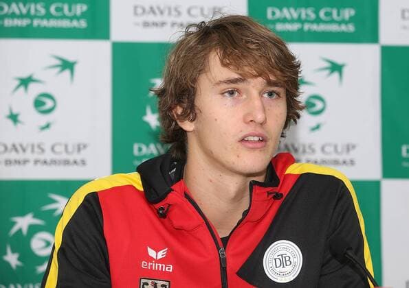 Pressekonferenz Team Deutschland, Germany Debut im deutschen team Alexander Zverev