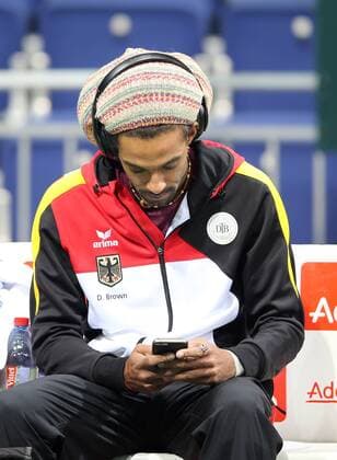 Training Davis Cup team germany, deutschland Dustin Brown (GER)