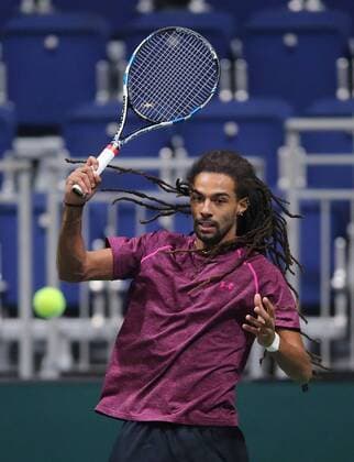 Training Davis Cup team germany, deutschland Dustin Brown (GER)