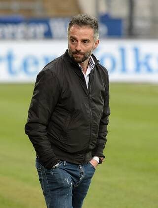 02.03.2016, xjhx, Fussball 2.Bundesliga, FSV Frankfurt - MSV Duisburg, emspor, v.l. Trainer Thomas Oral (FSV Frankfurt)