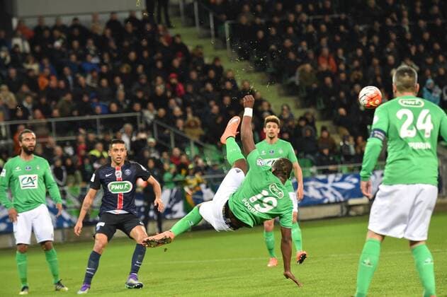 Florentin Pogba (saint etienne) - Fussball Frankreich, Coupe de France, AS Saint Etienne vs. Paris Saint Germain PSG - 02 03 2016 FredericChambert Panoramic 